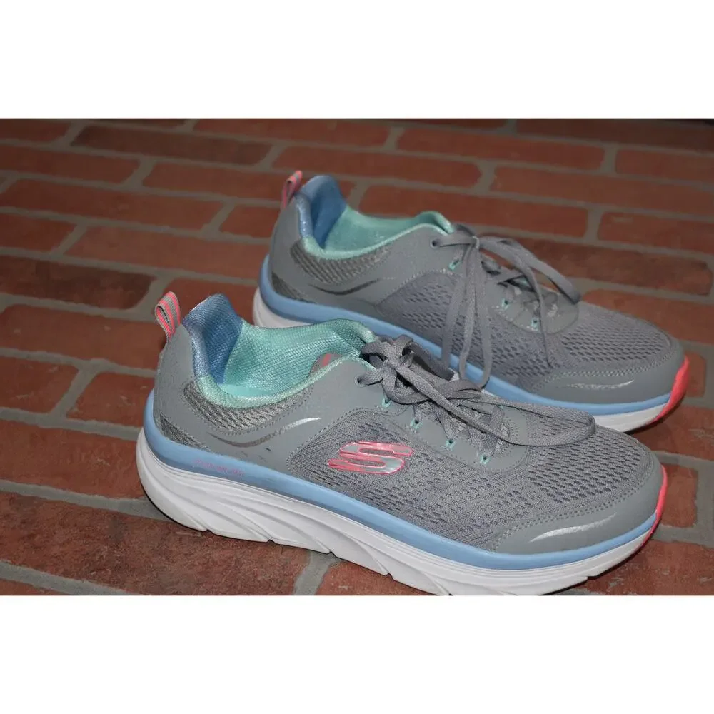 Skechers D Lux Women Size 11 UK 8 EUR 41 Walker-Infinite Motion Gray Blue 149023
